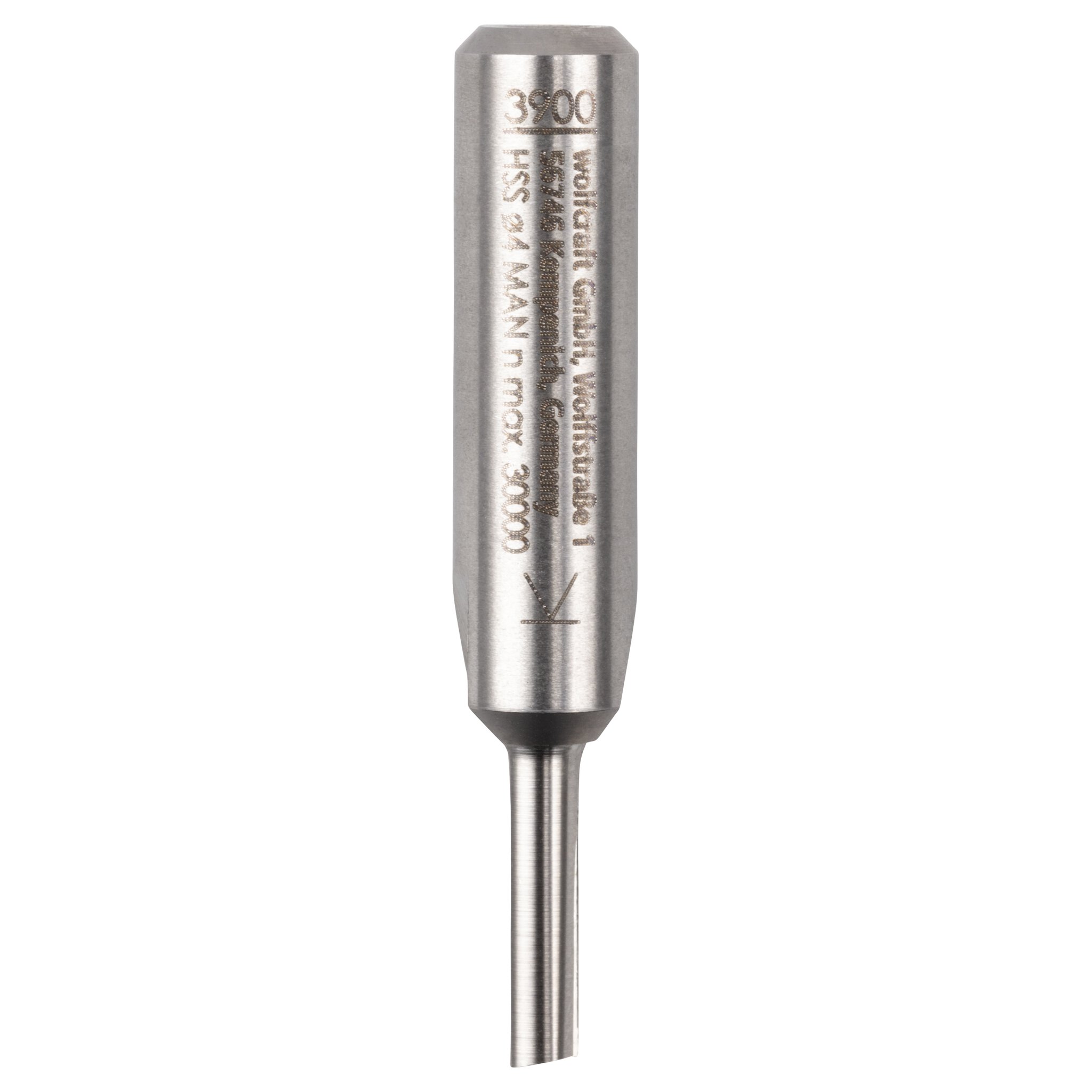1 fresa de ranuras HSS vástago=8mm ø4x13mm