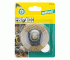 1 cepillo de disco de alambre de latón vást. hexagonal Ø 75 x 10