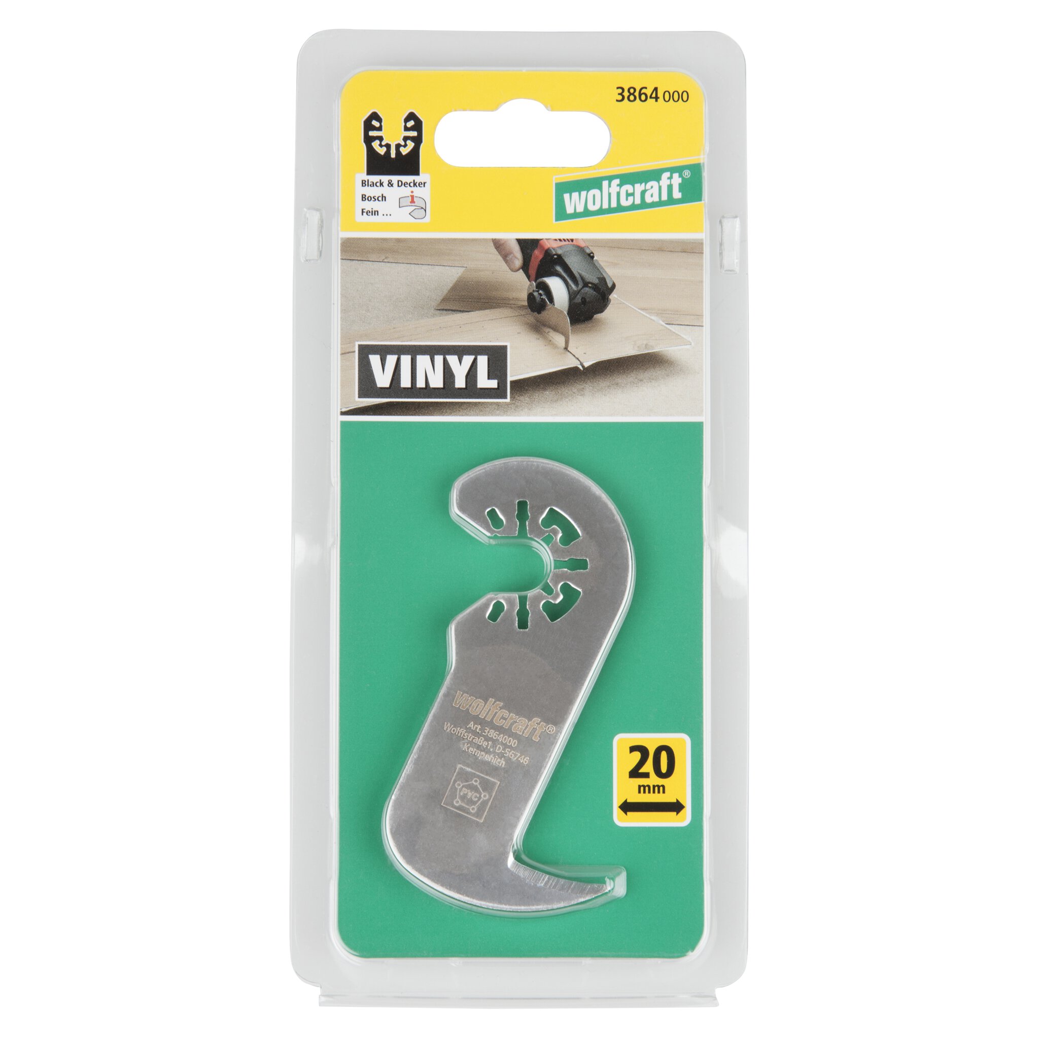1 cuchilla ˮPROˮ HCS, enganche universal, vinilo