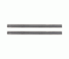 2 cuchillas reversibles de cepillo 75,5 x 5,5 x 1,1 mm
