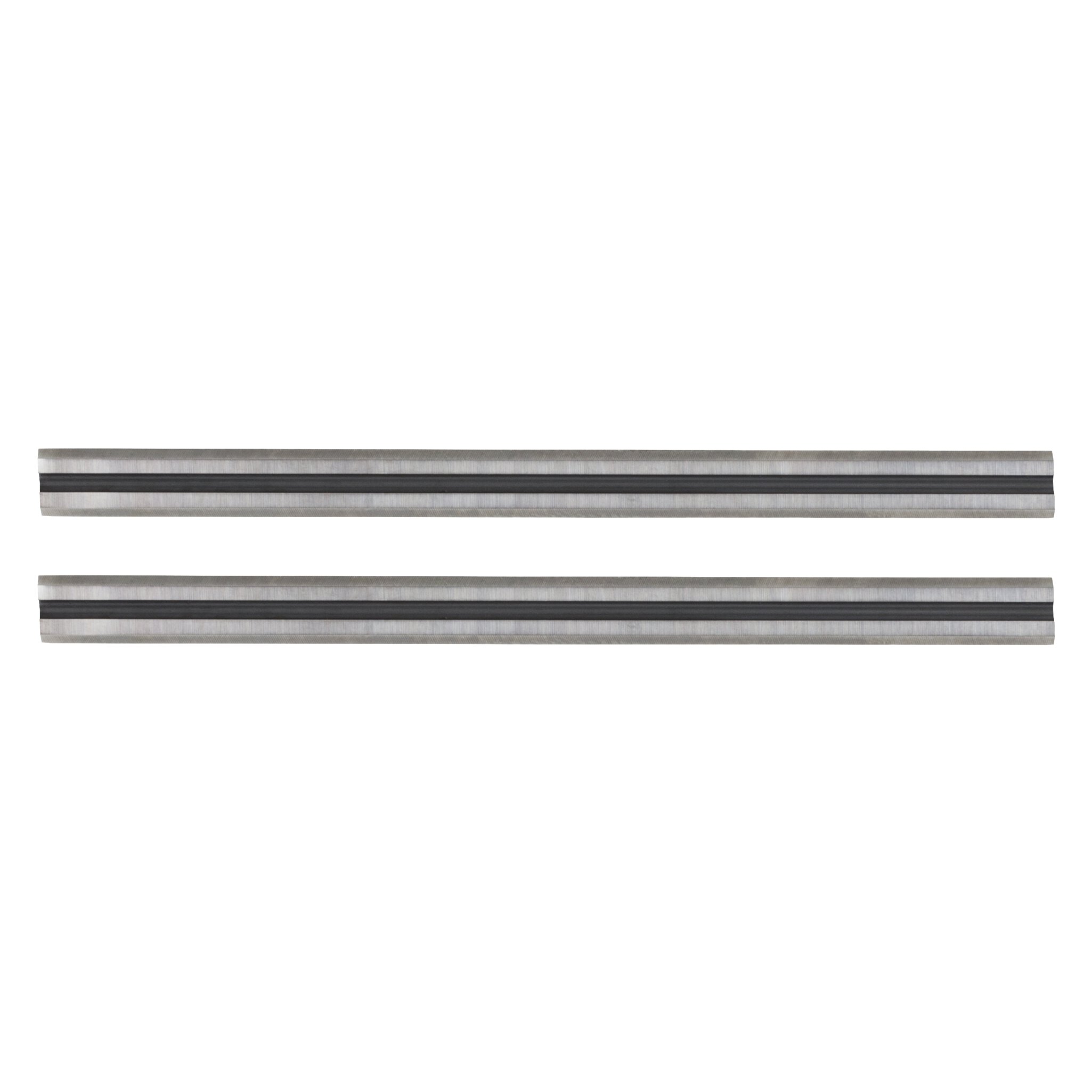 2 cuchillas reversibles de cepillo 75,5 x 5,5 x 1,1 mm