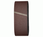 3 lijas de banda, corindón, grano 80, 76 x 457