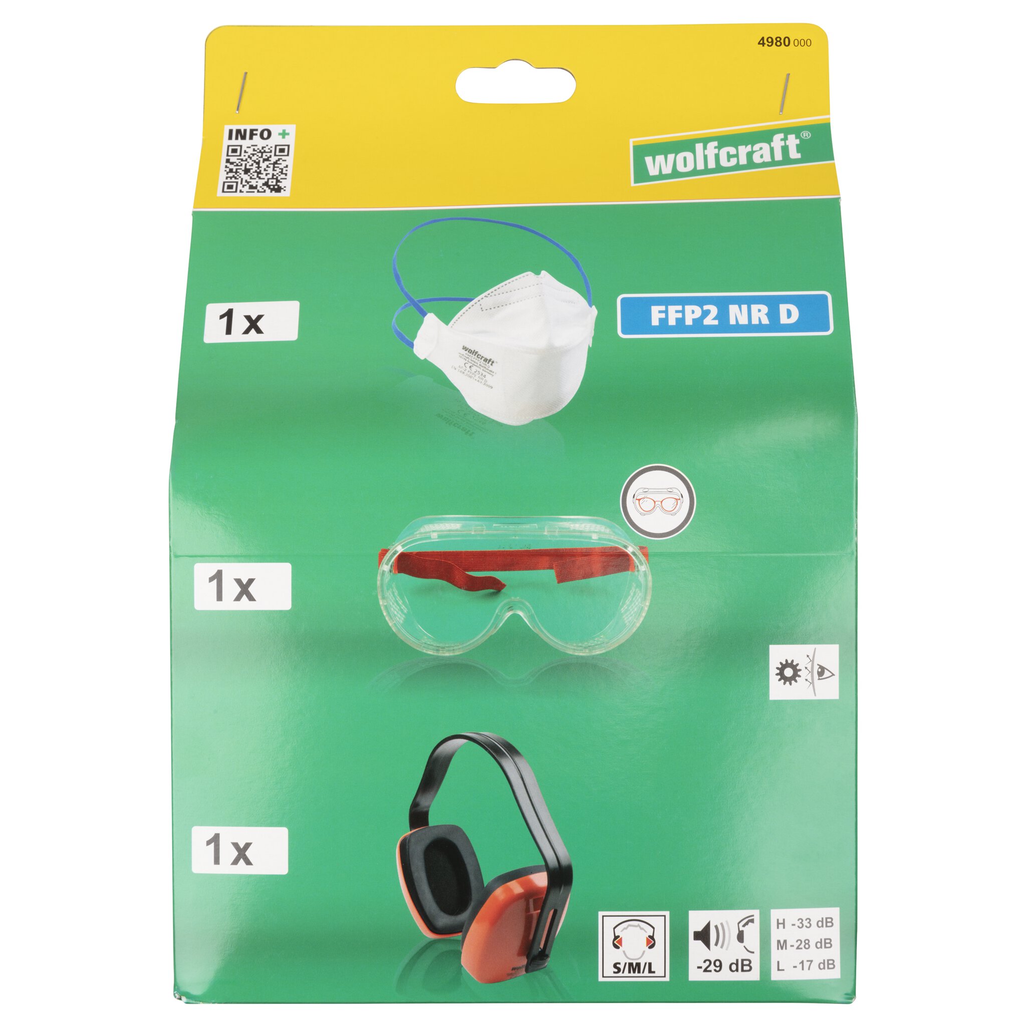 Juego de protección laboral, 3 piezas