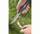 1 cuchillo de exterior con filo recto y estuche