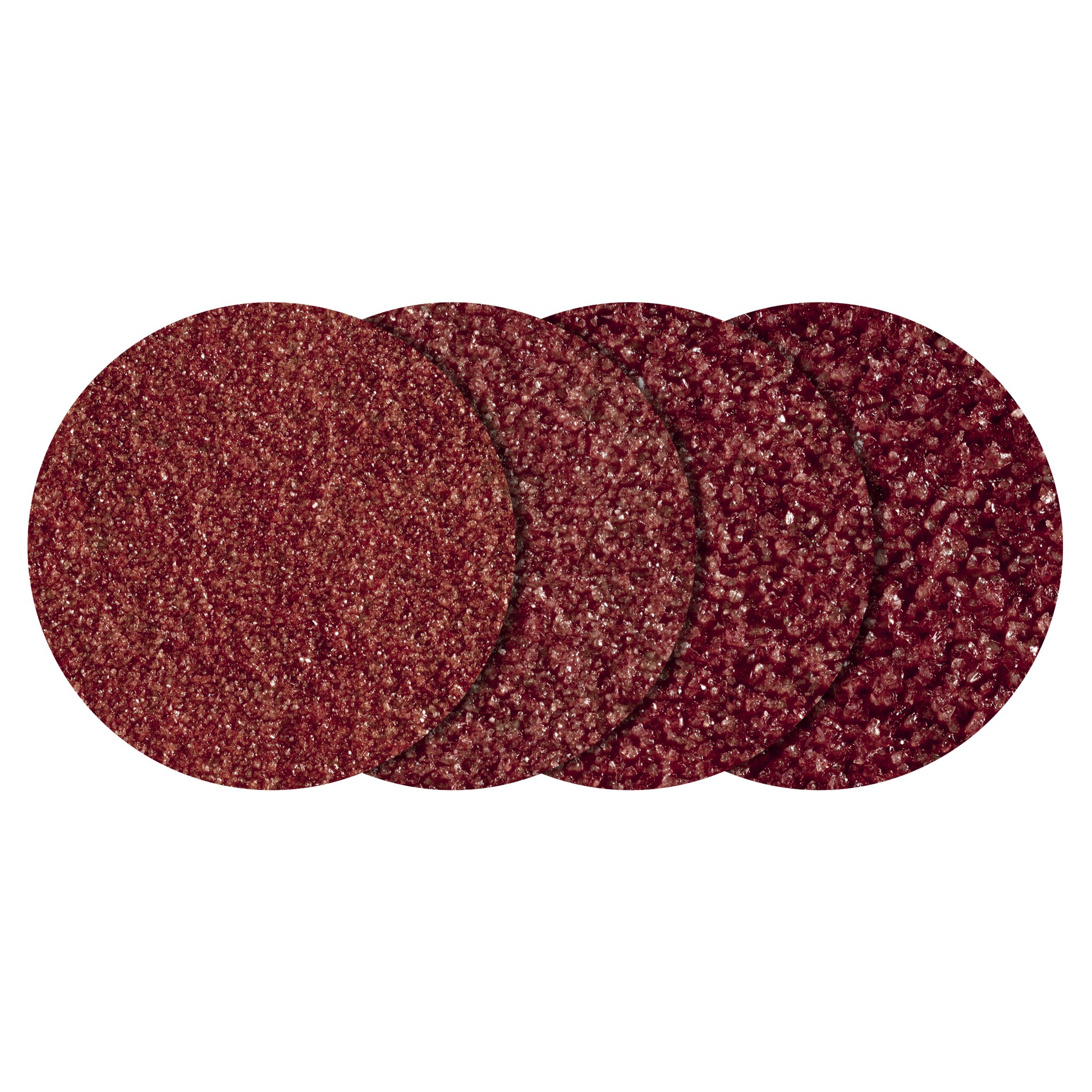 8 discos abrasivos con vástago roscado, Ø 50 mm