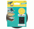 1 plato abrasivo adhesivo, para exc. Ø 125 mm