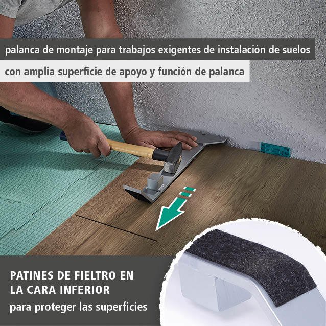 1 escoplo para profesional con yunque 440x120x60mm