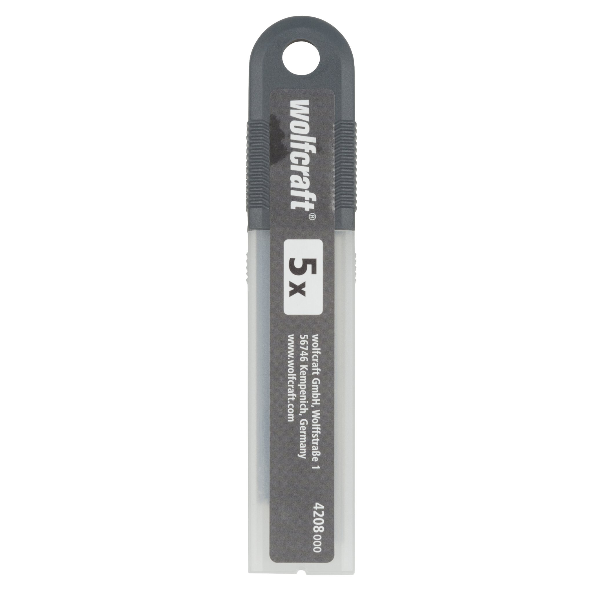 5 cuchillas separables de 18 mm pro sharp negras