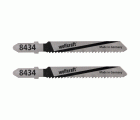 Hojas de sierra de calar HSS; vástago en T; chapa de acero, aluminio
