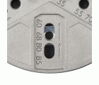 1 sierra de corona ajustable Ø 35,65,68,74,76,83 mm (AH-EL)