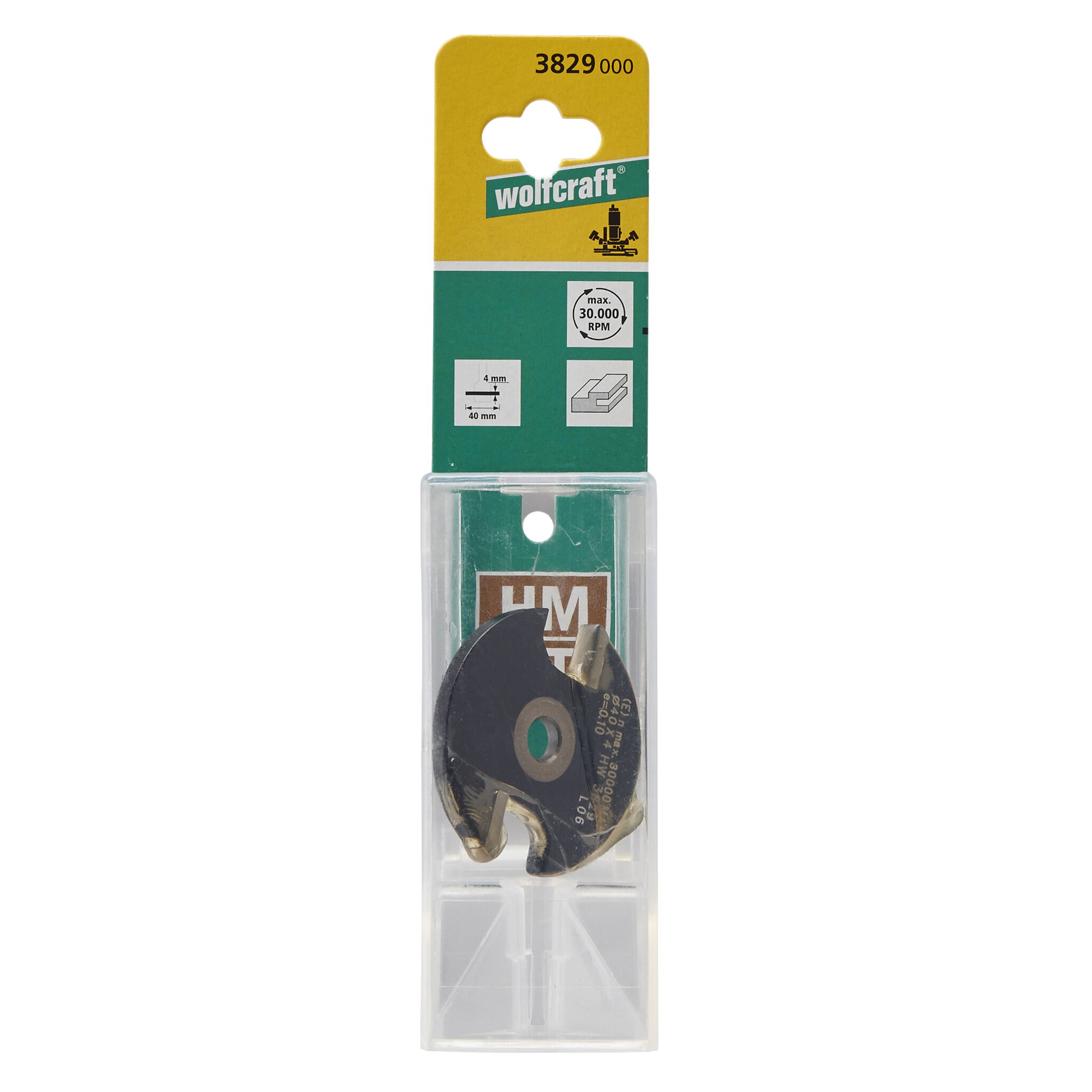 1 fresa de disco para ranuras CT ø40x4mm