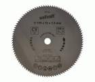 1 disco de sierra circular CV, 100 dientes ø190 mm