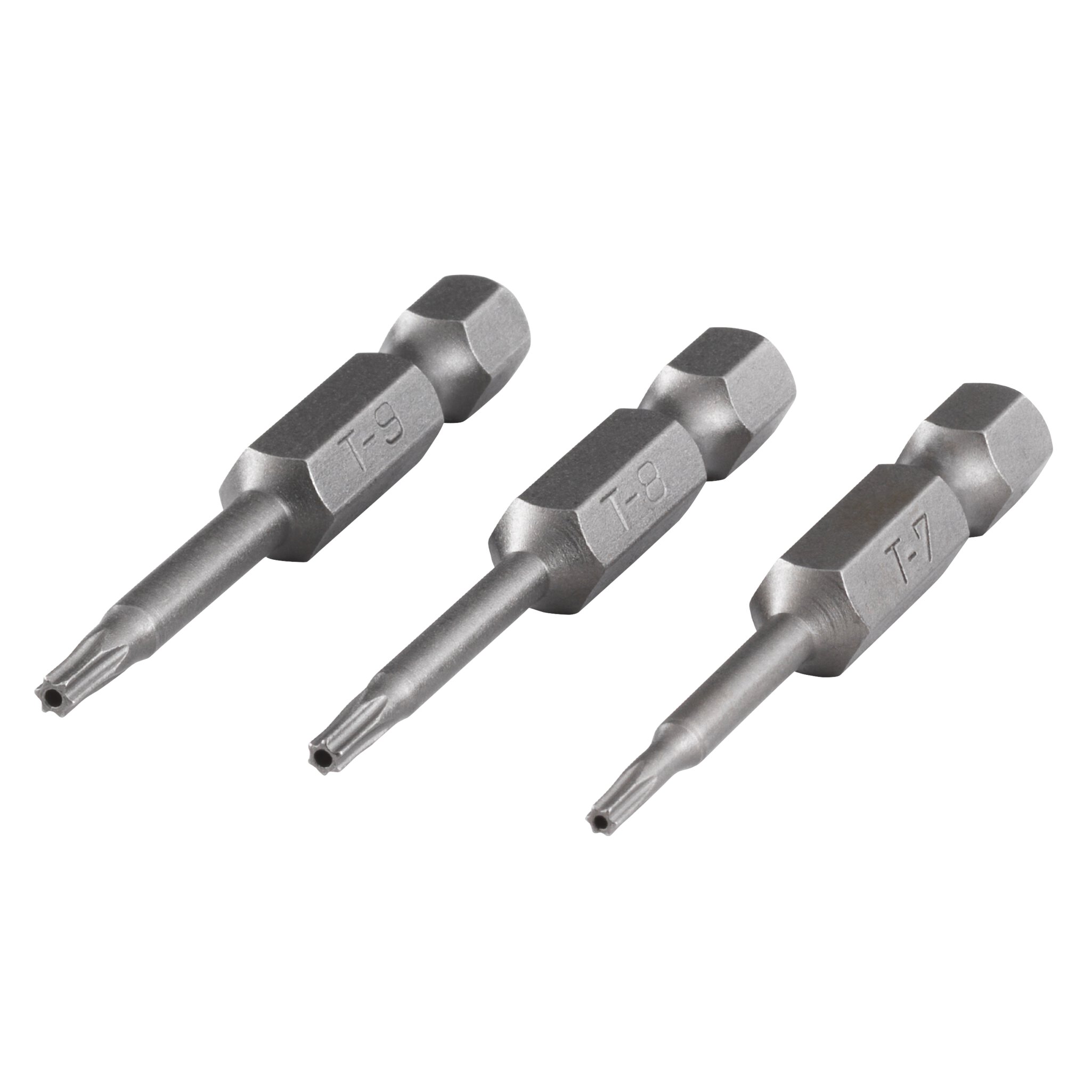 Juego de puntas, TORX® con agujero, 3 piezas