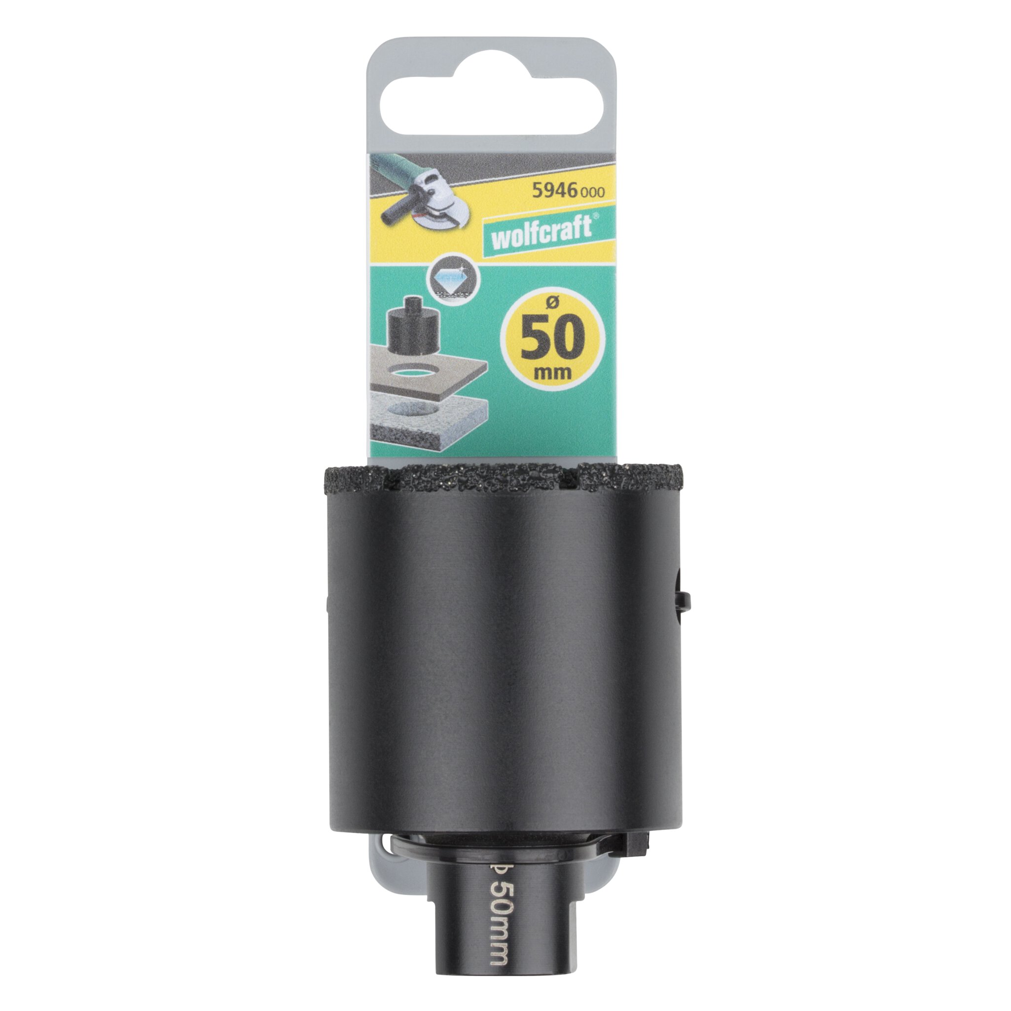 1 broca de perforación de diamante para amoladora angular ø 50 mm