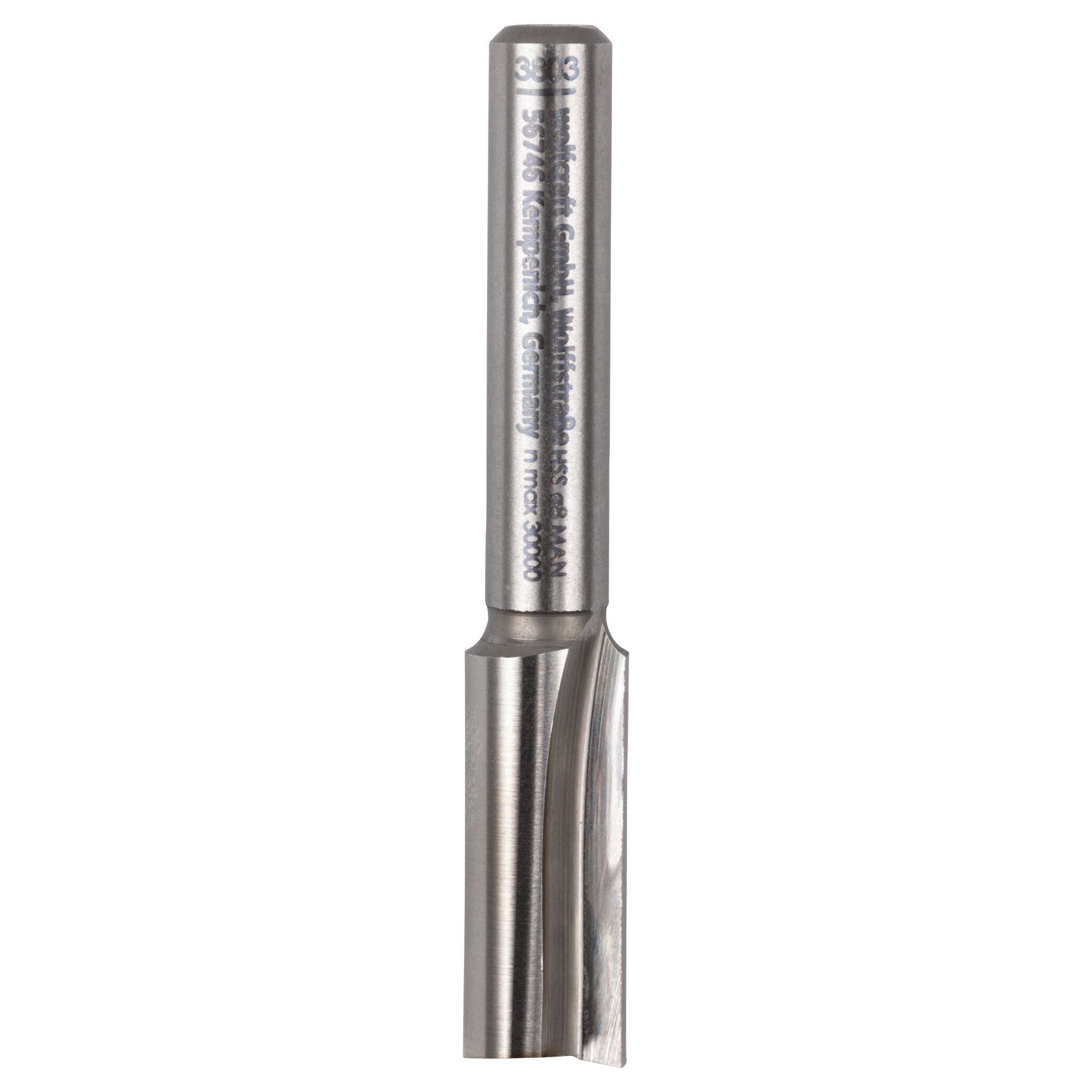 1 fresa de ranuras HSS vástago=6mm ø8x20mm