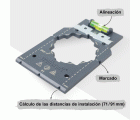 Plantilla para marcar y alinear