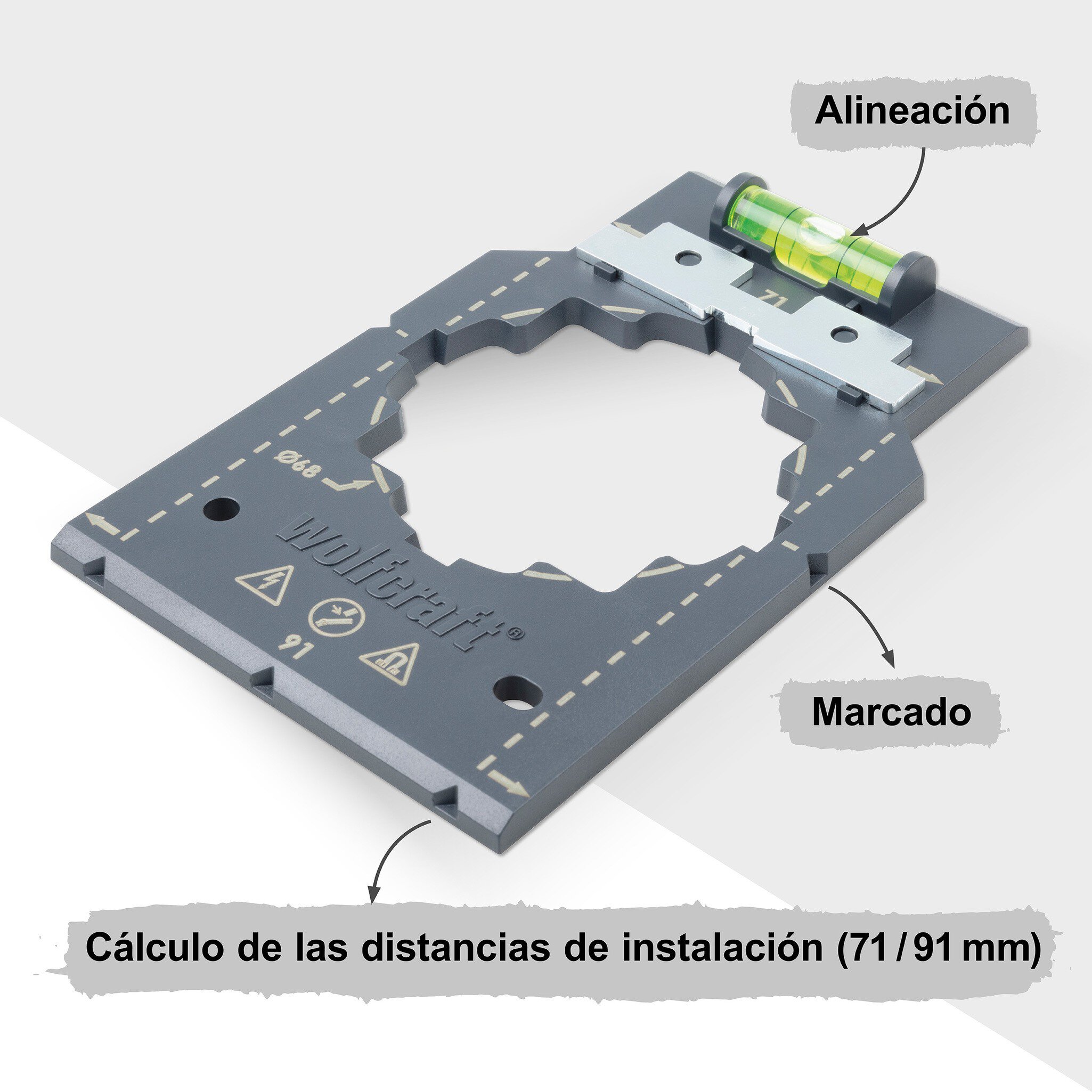 Plantilla para marcar y alinear