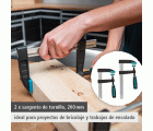 2 sargentos de tornillo, 200 mm