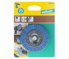 1 cepillo de disco de alambre de nylon suave Ø 75 x 10 mm