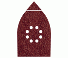 6 hojas abrasivas adhesivas corindón de grano 180 de 107 x 142 mm