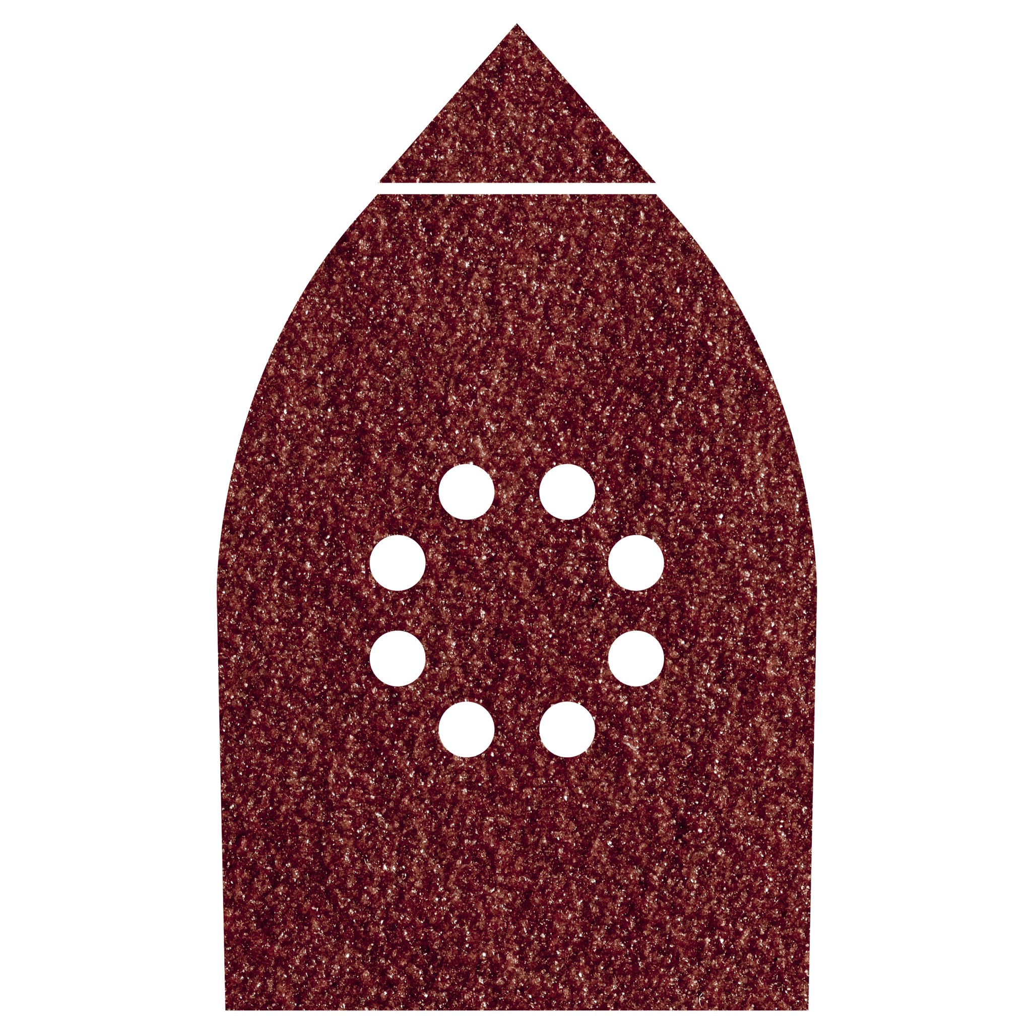 6 hojas abrasivas adhesivas corindón de grano 180 de 107 x 142 mm