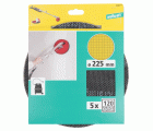 5 rejillas de lijado adhesivas SiC grano 120 Ø 225 mm