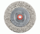 1 cepillo de disco de alambre de acero inoxidable, Ø 75 x 12 mm