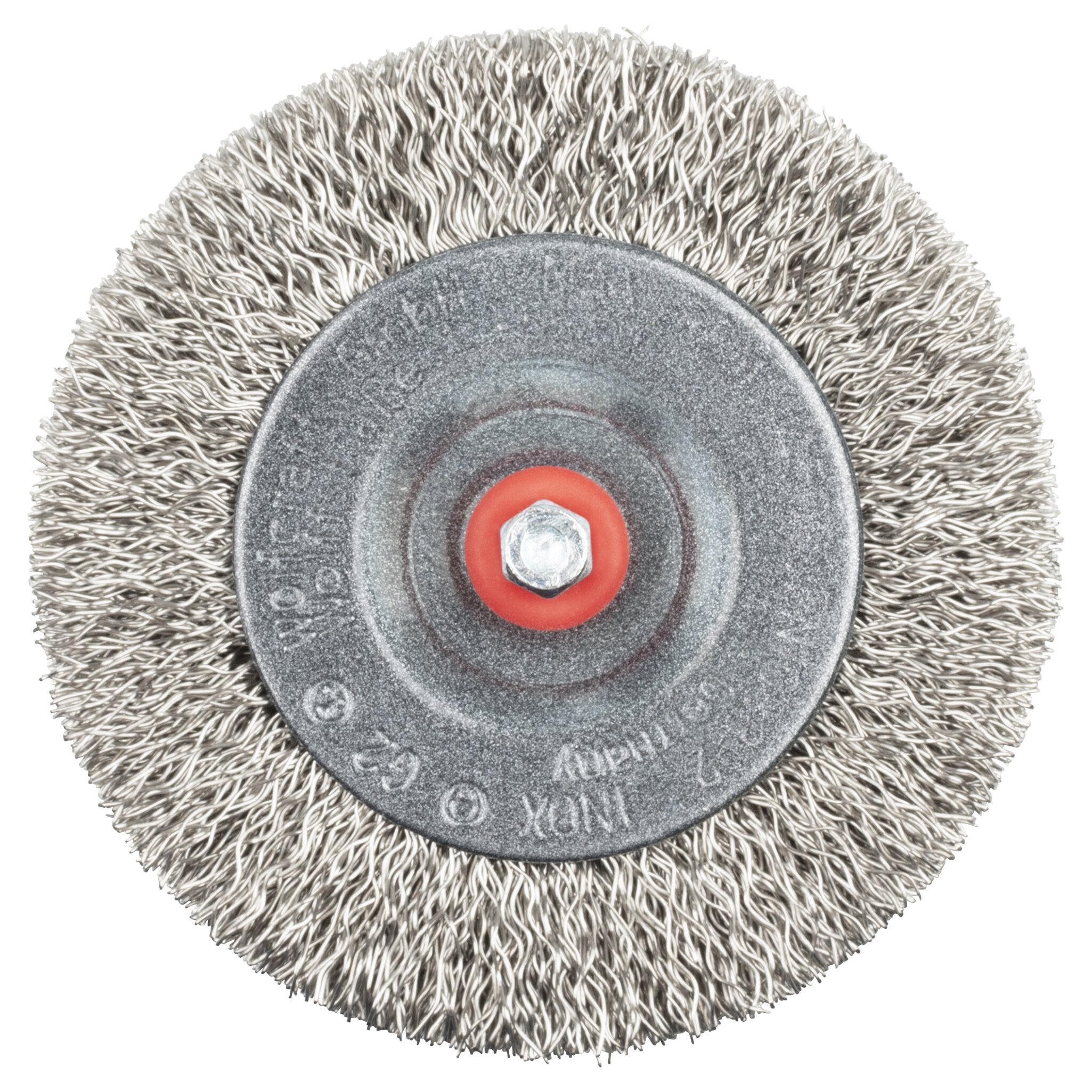 1 cepillo de disco de alambre de acero inoxidable, Ø 75 x 12 mm