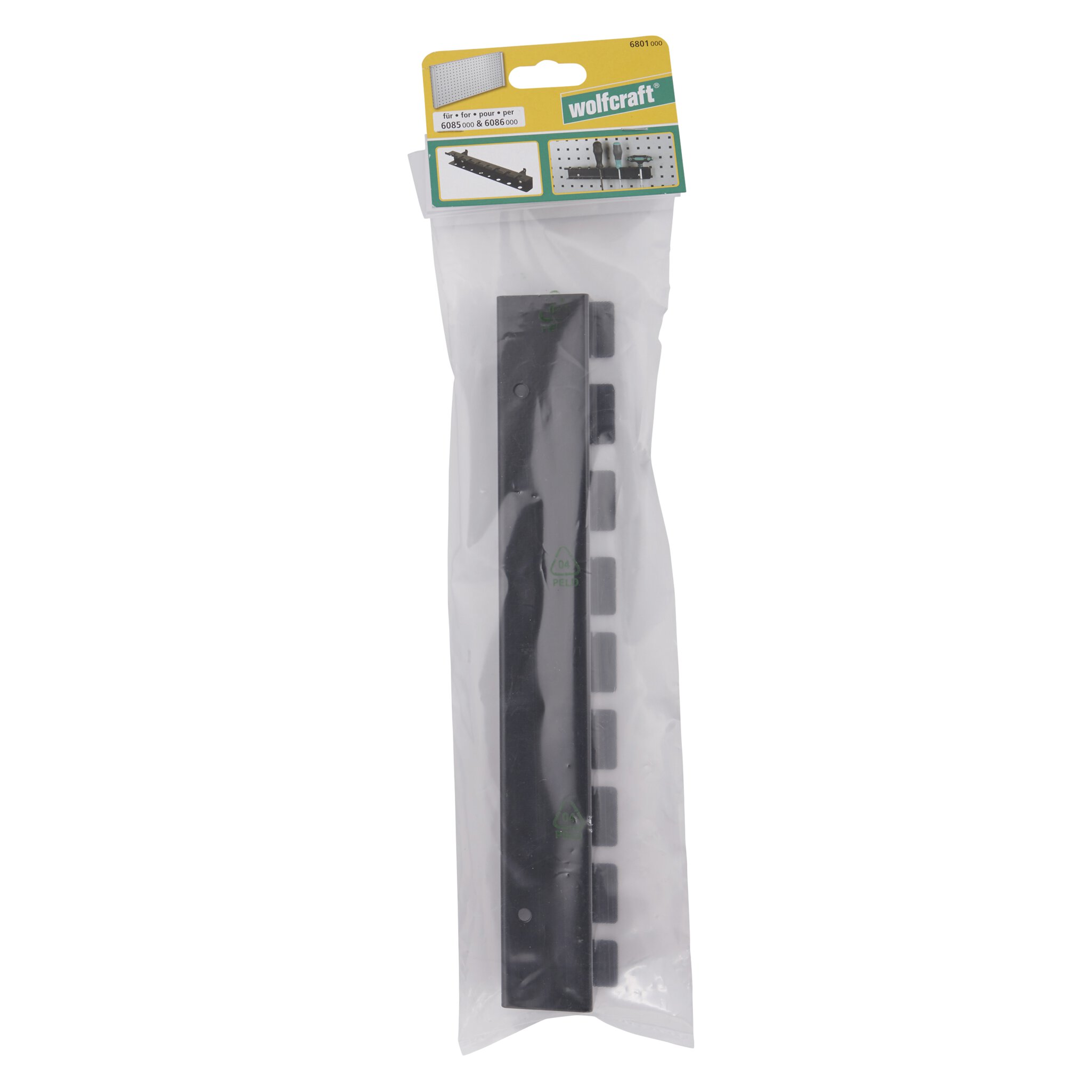 1 soporte para destornilladores para panel perforado WSS