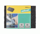 1 esponja de lijar SiC grano 40, 80; 100 x 70 x 25 mm