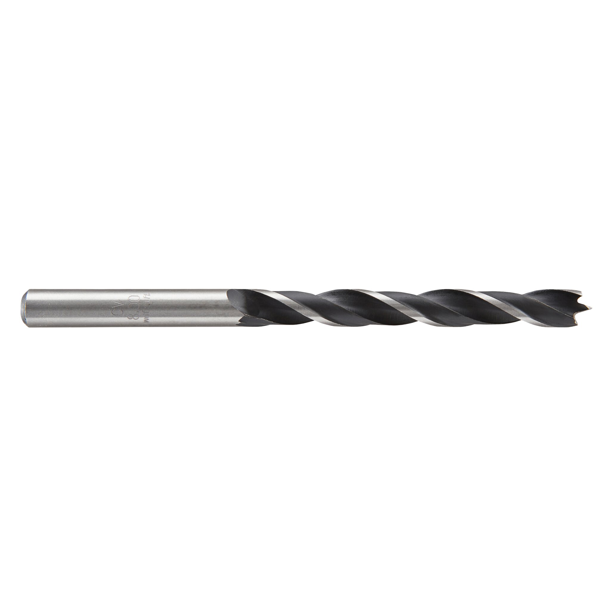 1 broca espiral para madera CV, Ø 8 x 117 mm