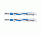Hojas de sierra de calar HSS; vástago en U; chapa de acero, aluminio