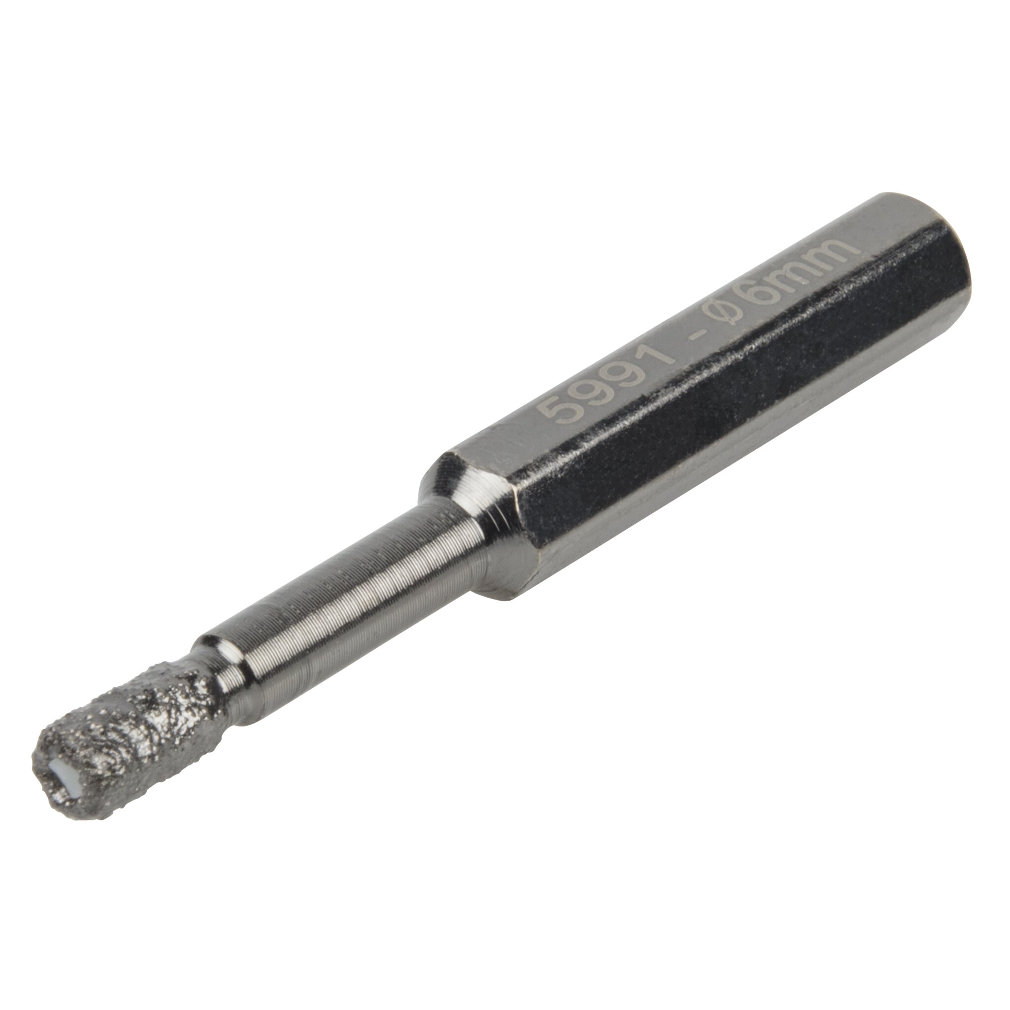 1 broca de diamante vást. hexagonal, Ø 6 mm