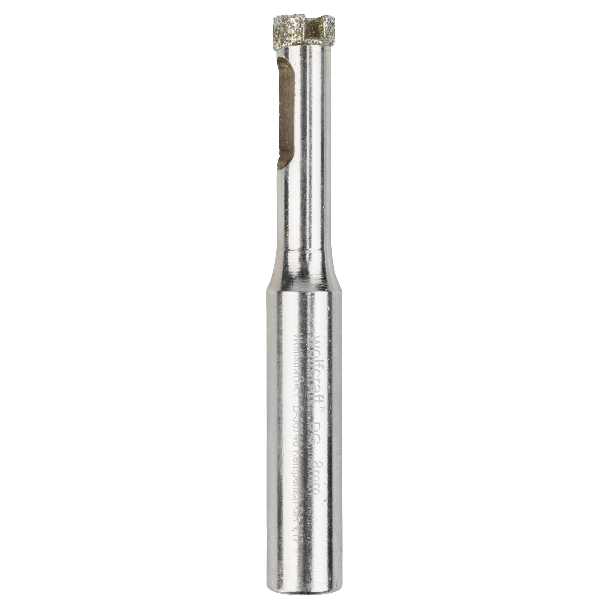 1 broca de perforación de diamante con vástago ø 8 mm