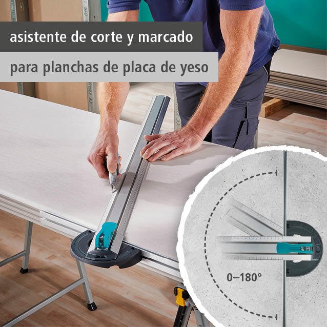 1 riel en T para corte paralelo