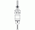 1 adaptador de portabrocas SDS-plus para 1/2x20