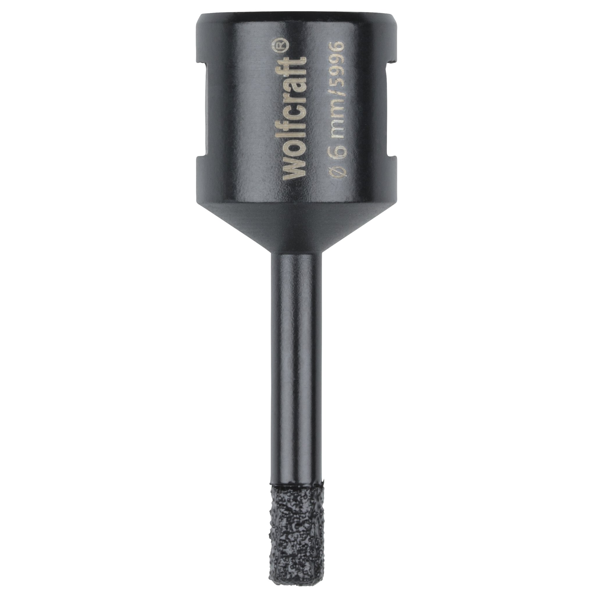 1 broca de perforación de diamante para amoladora angular ø 6 mm