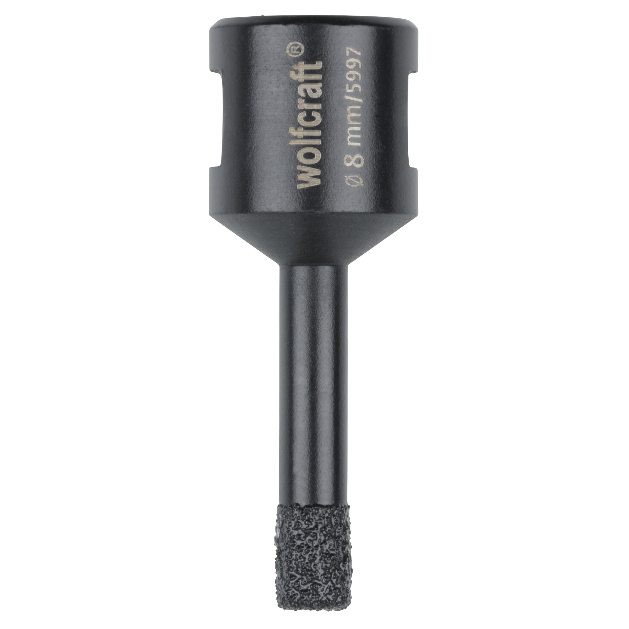 1 broca de perforación de diamante para amoladora angular ø 8 mm
