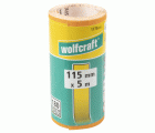 1 rollo de papel abrasivo de grano Grano 180, 5 m x 115 mm