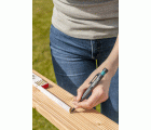 1 metro plegable de 2 m en madera de haya