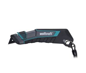 Cúter de cuchilla trapezoidal PRO SAFETY con estuche