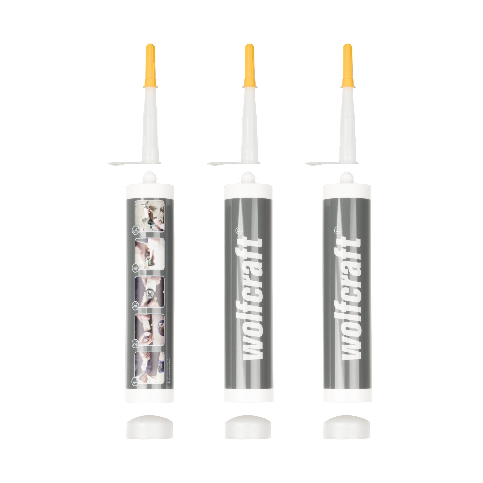 3 cartuchos vacíos de 310 ml