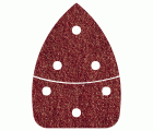 6 hojas abrasivas adhesivas corindón de grano 120 de 98 x 139 mm