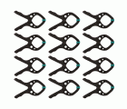 12 pinzas de resorte MINI 30