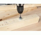 1 juego de brocas espirales para madera de 2 piezas Ø 6 mm
