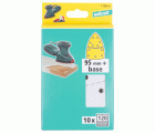 10 hojas abrasivas adhesivas 2 piezas, estearato, grano 120