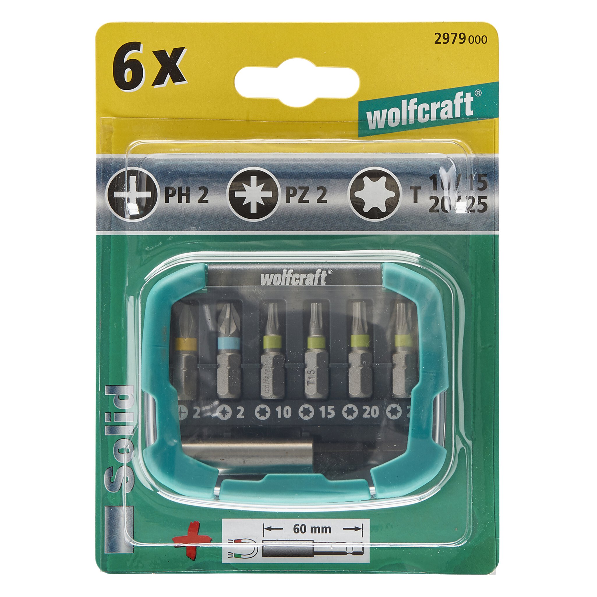 1 caja puntas 2c., Solid 7p., PH, PZ, TX