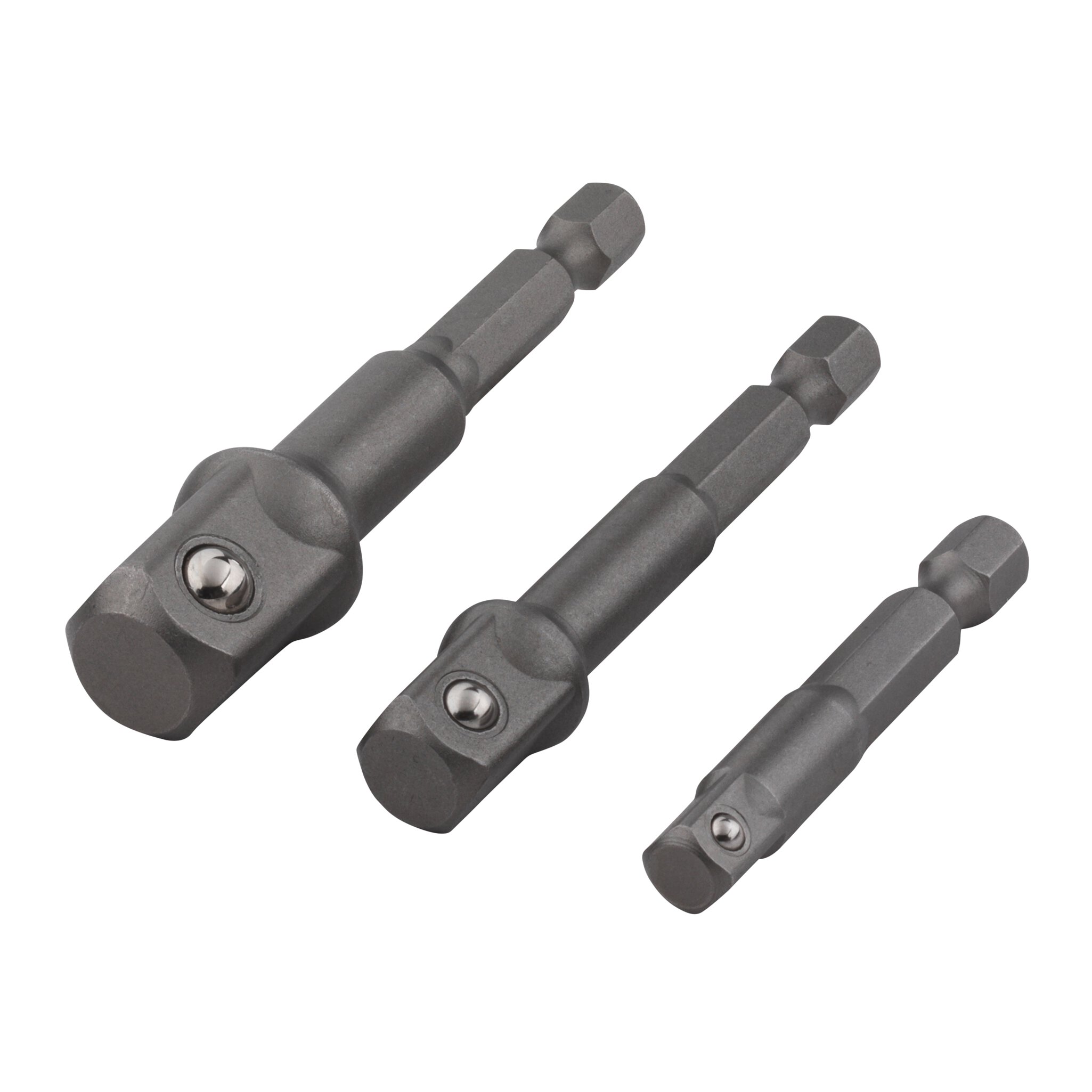 Juego de adaptadores de llave de vaso, 3 piezas