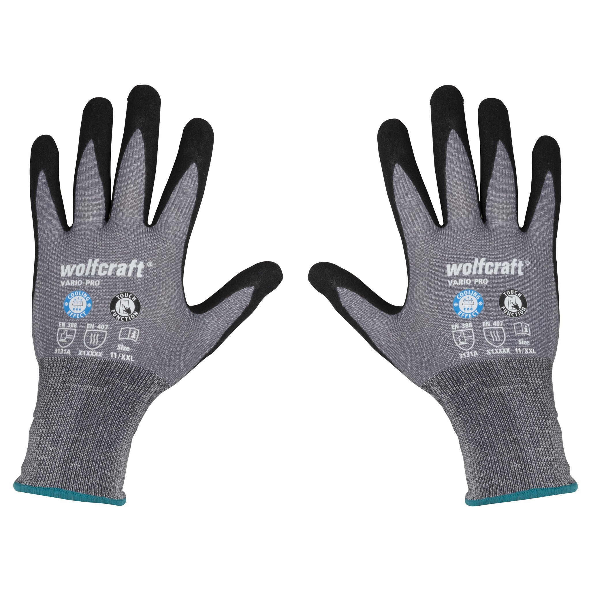 1 par de guantes de trabajo VARIO PRO, talla 11