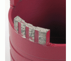 1 corona de perforación con dentado de diamante ø 68 mm